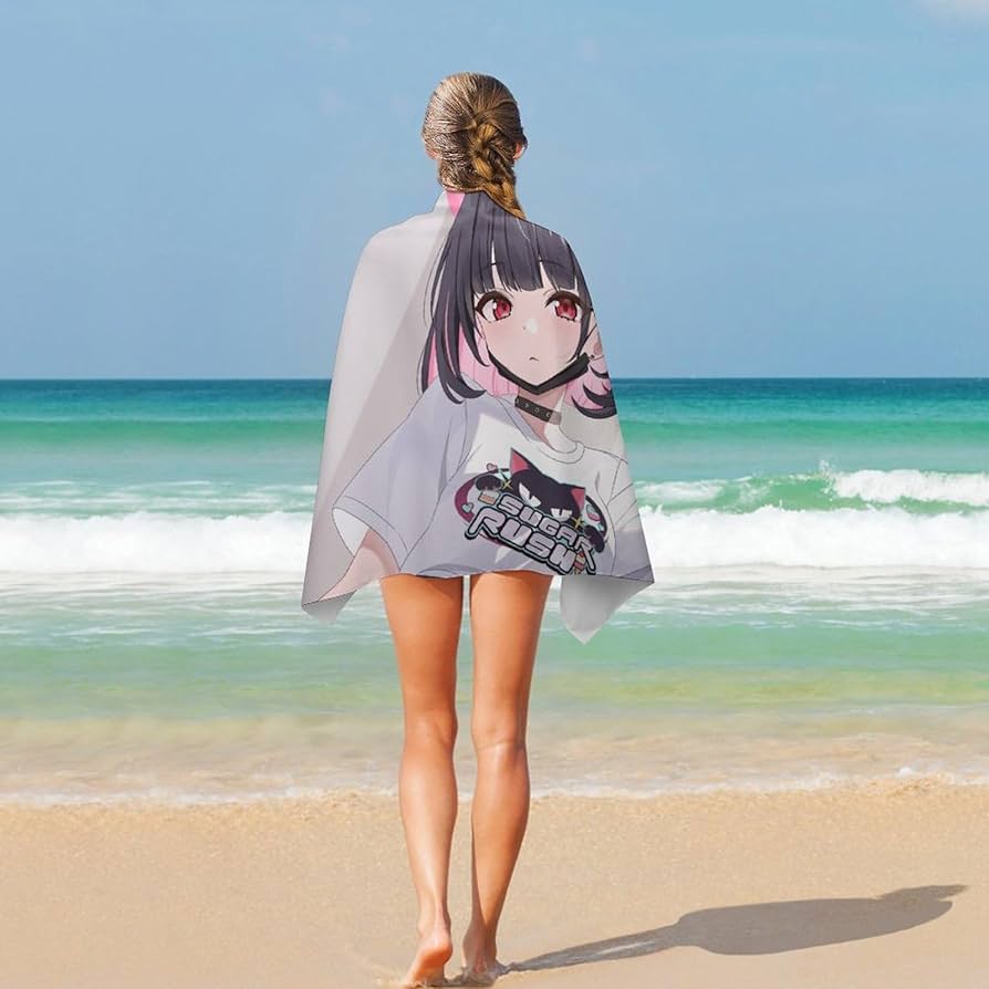 Amazon｜杏山カズサ ブルーアーカイブ バスタオル 大判 吸水